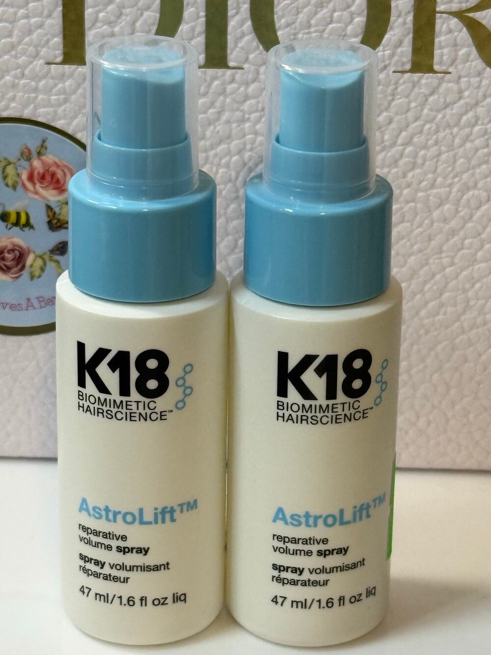 K18 Biomimetic HairScience AstroLift Repairative Volume Spray BUNDLE of TWO -NEW